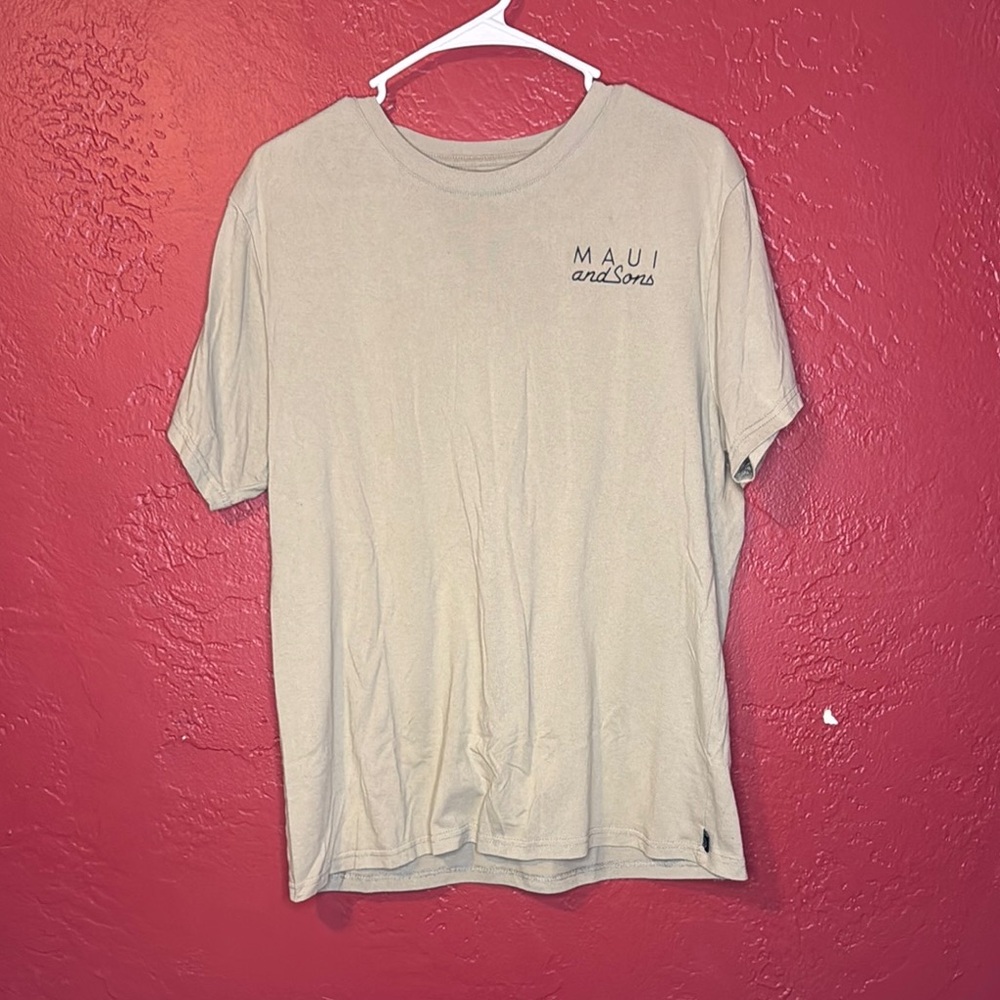 Pale Beige Short Sleeve Tee with Relaxed Fit and Soft Texture